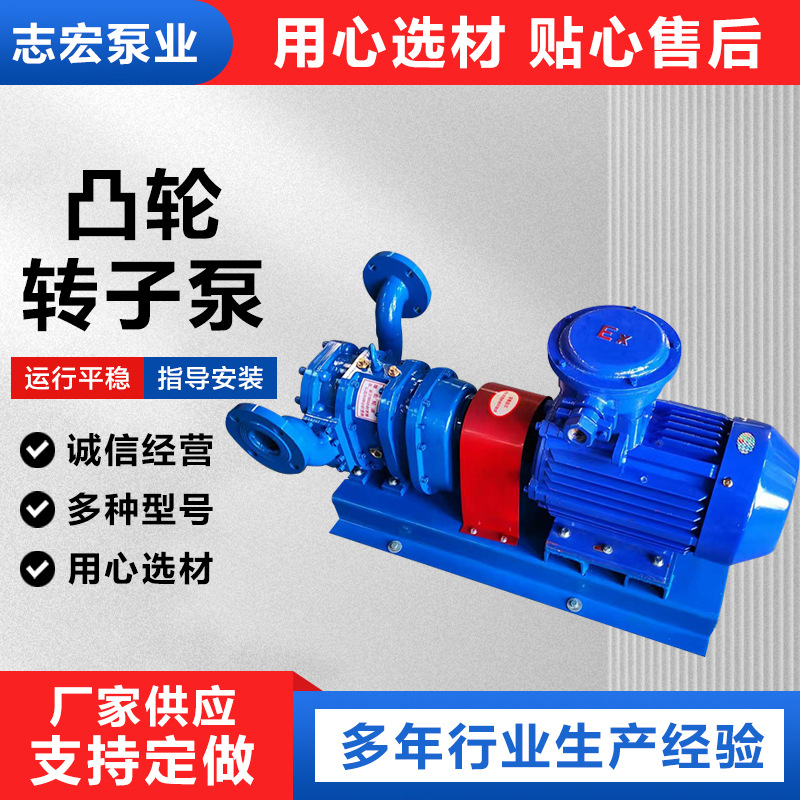 不锈钢凸轮转子泵 凸轮转子泵 磁混凝污泥转子泵 旋转活塞泵
