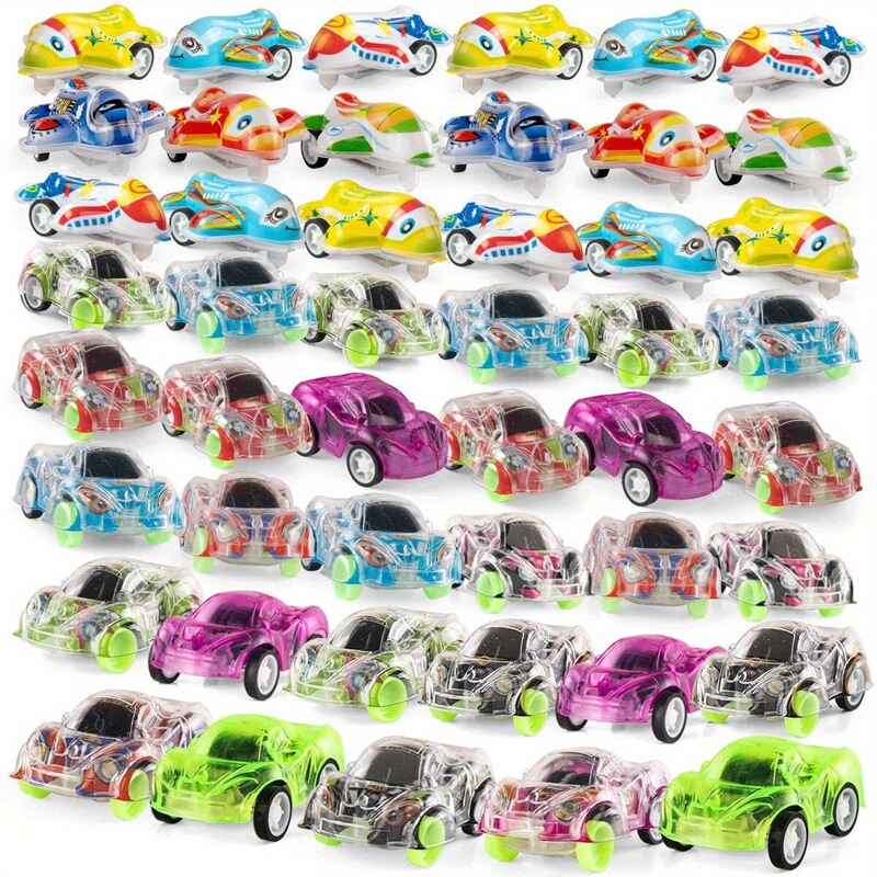 Transparent Pull-Back Toy Car Model for Children, Wholesale of Small Gifts for Micro-Businesses and Cross-Border Trade