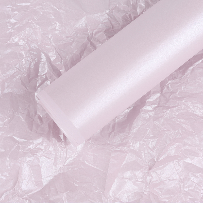 Pastel floristería material de papel de embalaje papel de forro plisado base de flores papel de embalaje ramo Papel de pera perla
