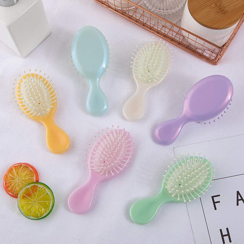 Comb Pearlescent Macaron Color Compact Air Cushion Comb New Casual Massage Comb Smoothing Hair Care Style Air Bag Comb Small Comb Pearlescent Macaron Color Compact Air Cushion Comb New Casual Massage Comb Smoothing Hair Care Style Air Bag Comb Small