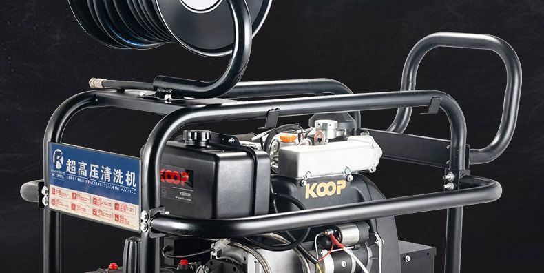 Diesel gasoline dredging machine cleaning machine high pressure car washing machine new high pressure cleaning pipeline dredging machine sewage complete set