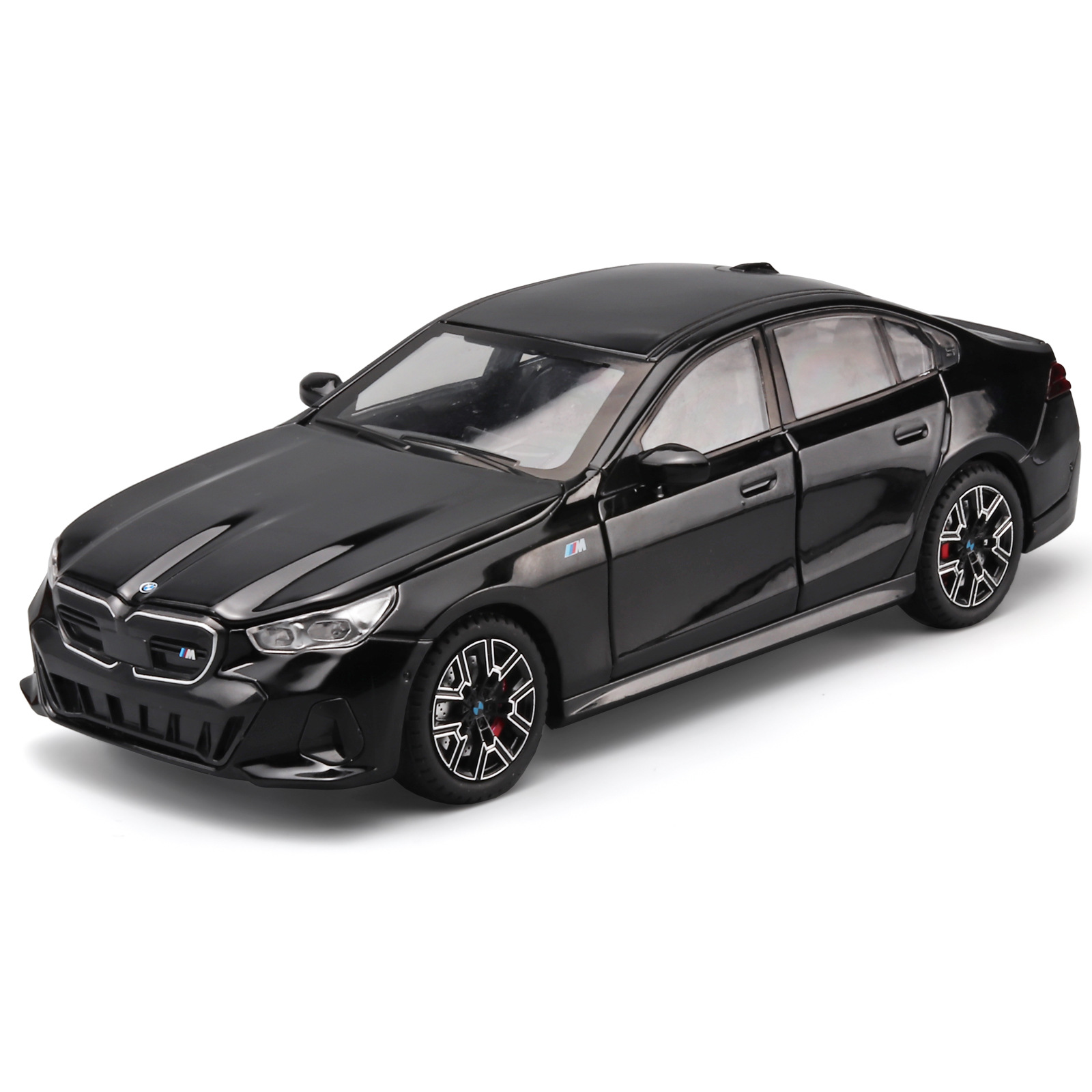 1: 24 BMW I560 modelo de automóvil de aleación de rueda delantera simulación de automóvil de juguete para niños adornos transfronterizos