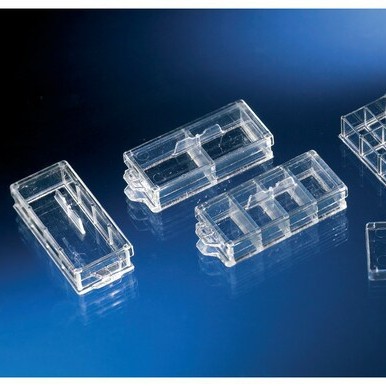 NUNC能肯155409 LAB-TekTMⅡ 8孔腔室盖玻片1.5硼酸硅玻璃无菌