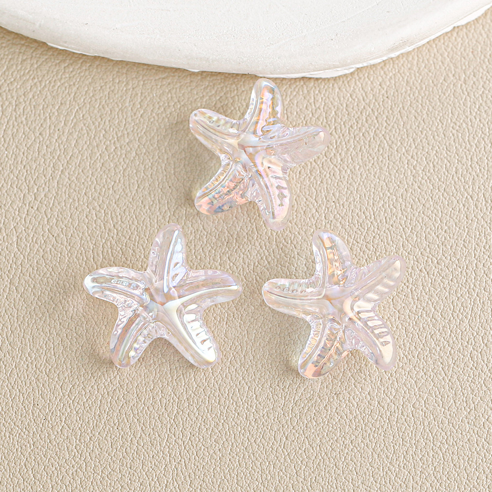 18.3 * 18MM - estrella de mar - púrpura claro (20 piezas / paquete)