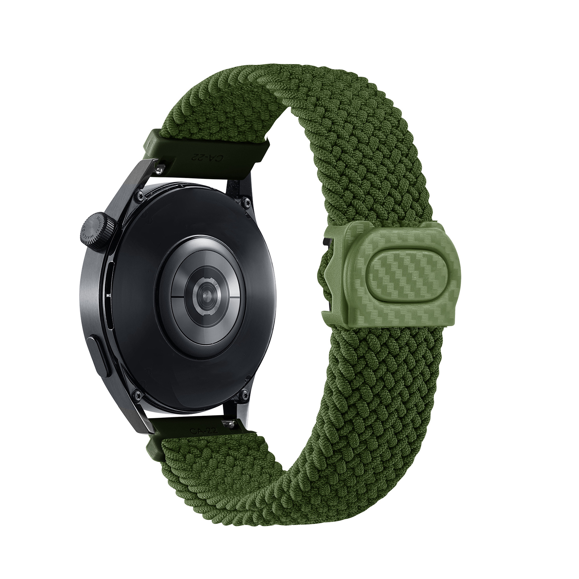 It is suitable for the carbon fiber texture snap braided strap of Samsung watch4657 and the strap of Huawei watch GT345 undefined