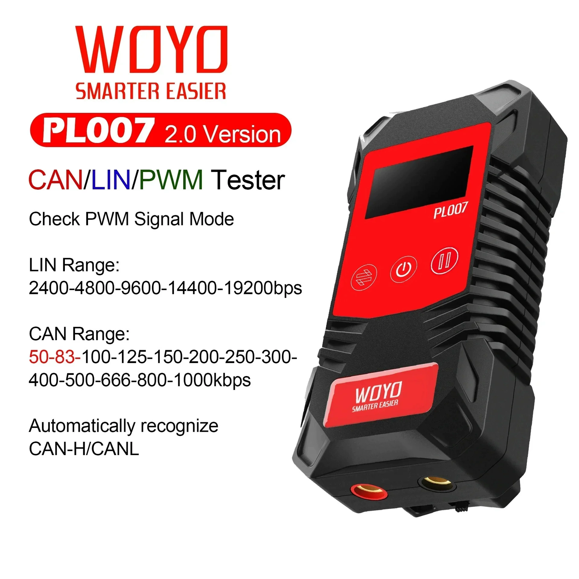 Новый WOYO PL007 CAN LIN тестер