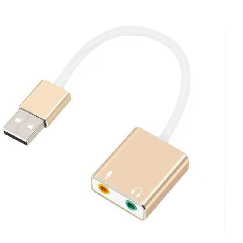 Tarjeta de sonido USB sin unidad adaptador de auriculares portátiles tarjeta de sonido externa independiente image 18