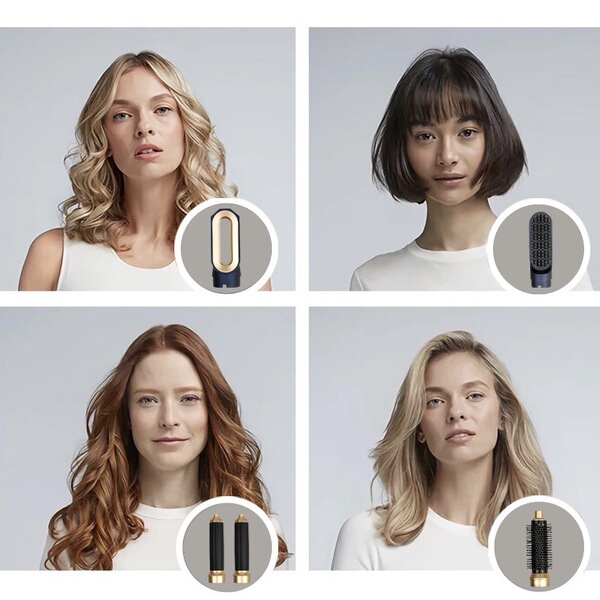 Cross -border five -in -one hairstyle model automatic curly rolling…