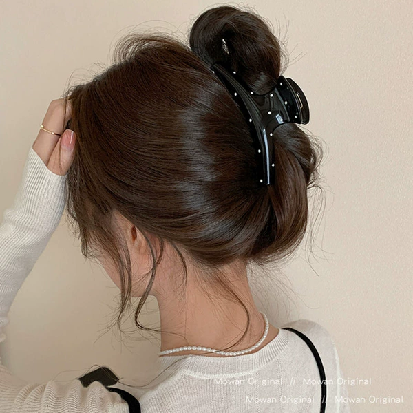 19#【Black】Polka dot T-character about 11.5cm