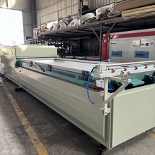 大型异形板真空覆膜机圆盘茶几PVC膜压真空吸塑机源头厂家供应