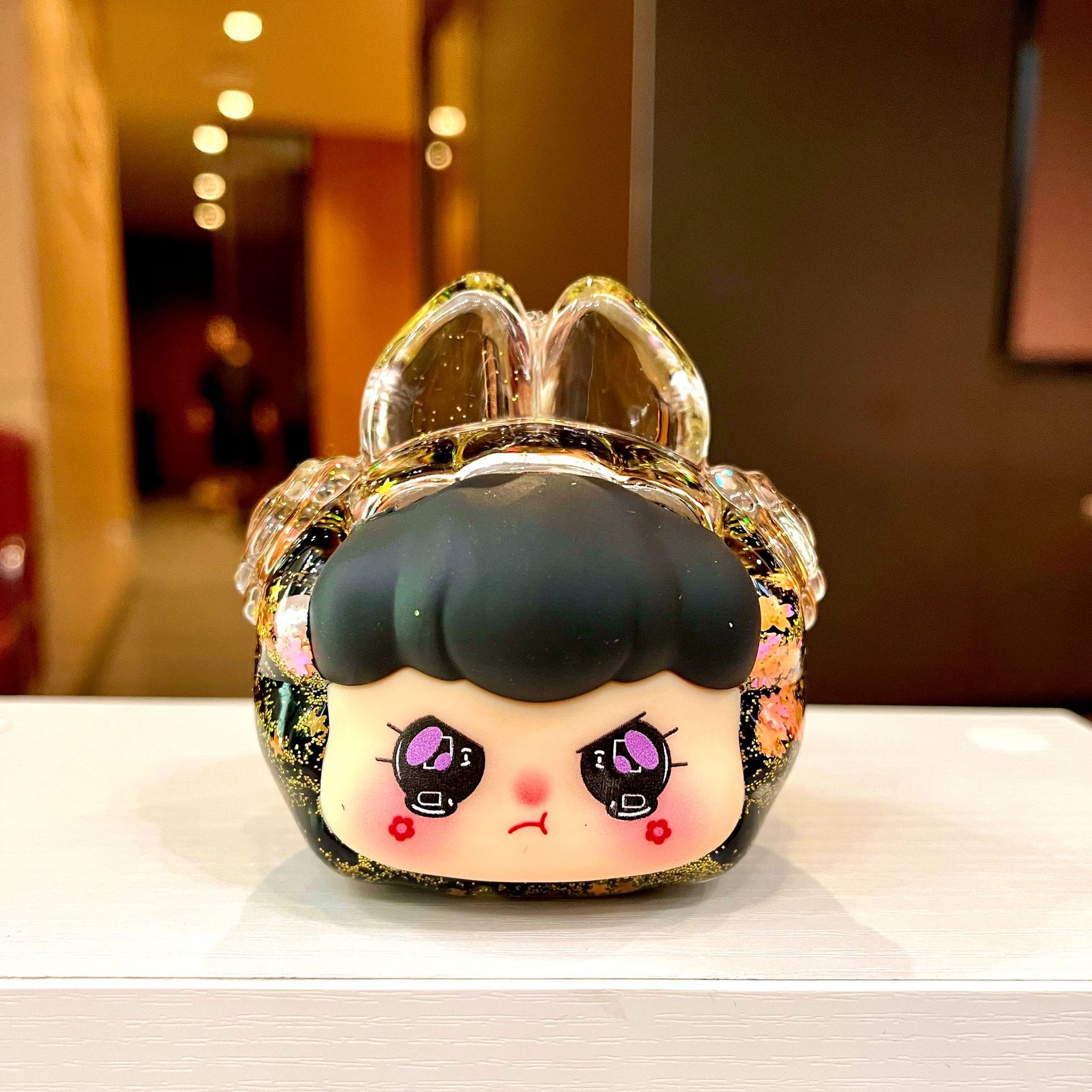 대형 야광 폭발 꿈 토끼 [블랙]