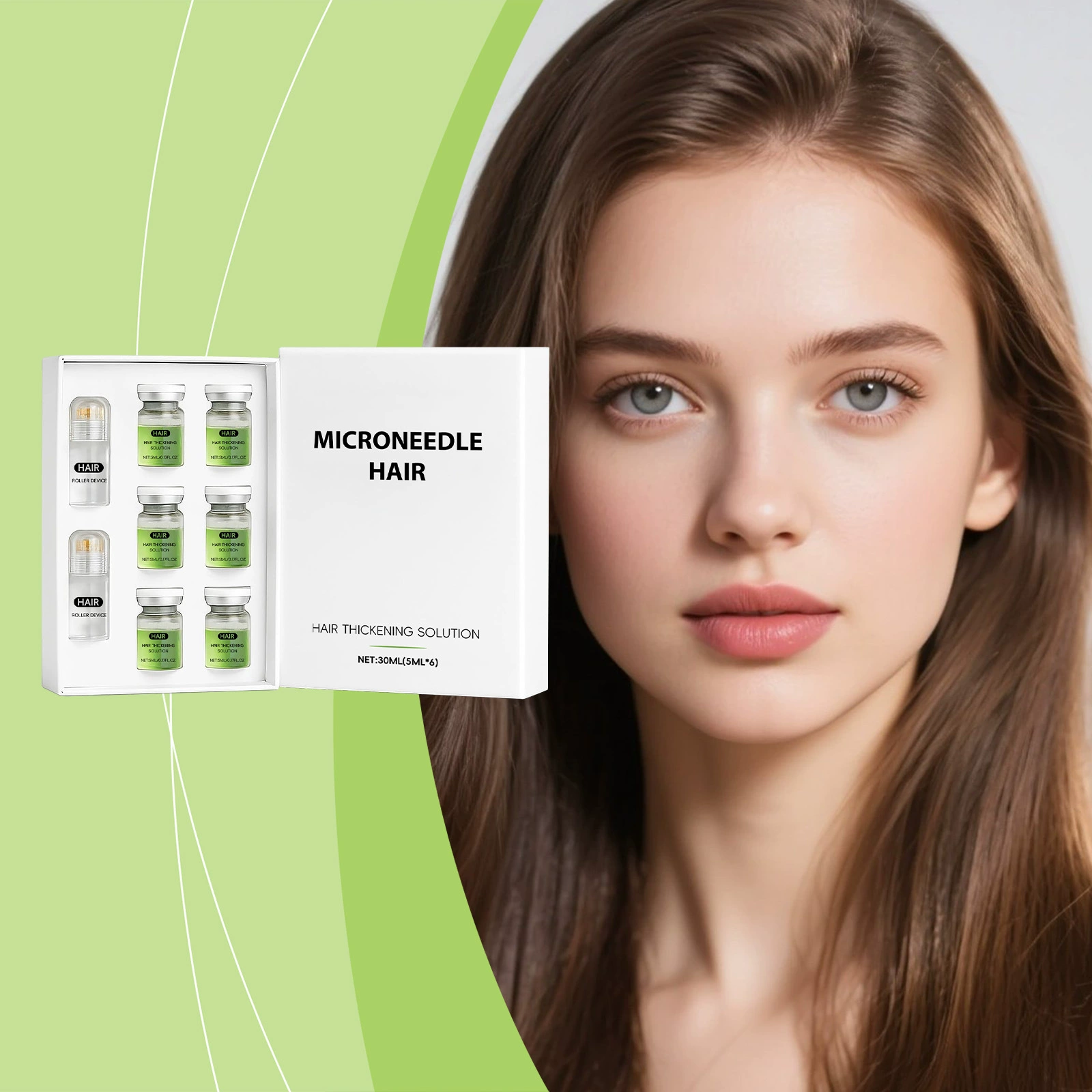 护发滚轮精华液  滋养呵护柔顺护发光泽秀发日常护理头皮精华液