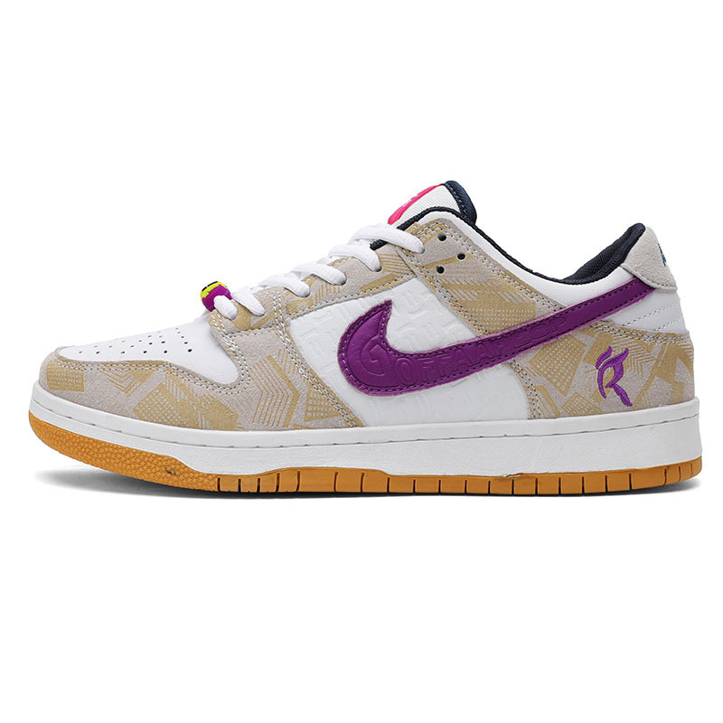 Transfronterizo zapatos de hombre aj blanco púrpura pato mandarín zapatos de tabla bajos estudiantes de la fuerza aérea zapatos de marca compartida tres príncipes Ao Bing dunk