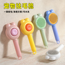 宠物梳子猫咪褪毛梳去浮毛清洁按摩一体梳狗狗梳毛清洁用品猫梳子