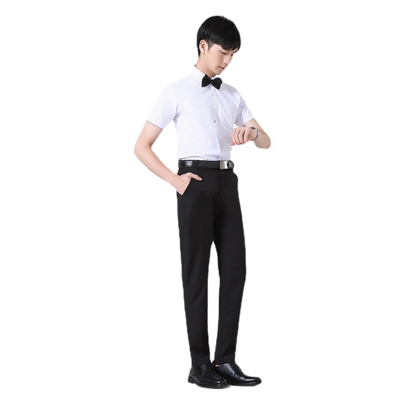 Best Man's Clothing Brother's Clothing Short-sleeved Shirt Suit Men's Big Chorus Team Competition Dress Wedding Wedding Brother Group Dress