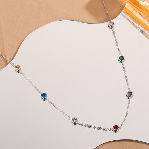  New Colorful Steel Bracelet for Women, Exquisite Fine Chain Bracelet, Jewelry Gift, Unique Design Sense Accessory