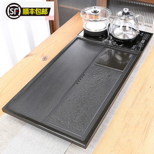 Wujin Stone Tea Tray Tea Set suit Stone Tea Table Household Tea Sea Simple Modern Induction Cooker Automatic Kung Fu Tea Set