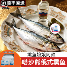 俄罗斯风味嗒莎熊熏鱼整条冷熏鲱鱼沙丁鱼俄式工艺网红同款即食