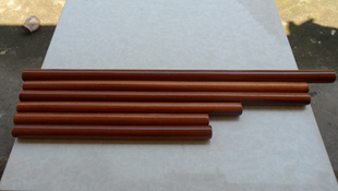 Diameter 2cm African and Red Rosewood Short Stick Martial Arts Stick Round Wooden Stick Fitness Stick Self-Defense Stick Air Car Protection