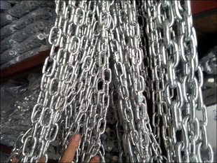 Galvanized Chain 4mm Dog Chain Iron Chain Traction Belt Iron Ring Chain 1m Galvanized Chain