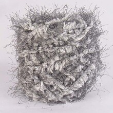 diy编织手工棒针毛线进口特色绒夹跳舞 黑灰白粗 长茸 毛毯 甩卖