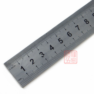 Stainless Steel Ruler 15/30/50/60cm/1/1.5/ 2m Steel Plate Ruler Student Stationery Steel Ruler