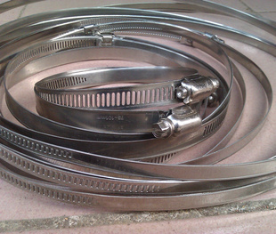 Fresh air exhaust duct fastener 304 stainless steel metal hoop tie band throat hoop clamp pipe clamp