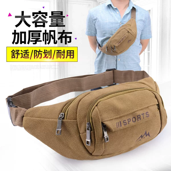 Cashier Waist Bag Multi-Functional Large-Capacity Canvas Wear-Resistant Sports and Leisure Money Collection Business Belt Construction Site Work