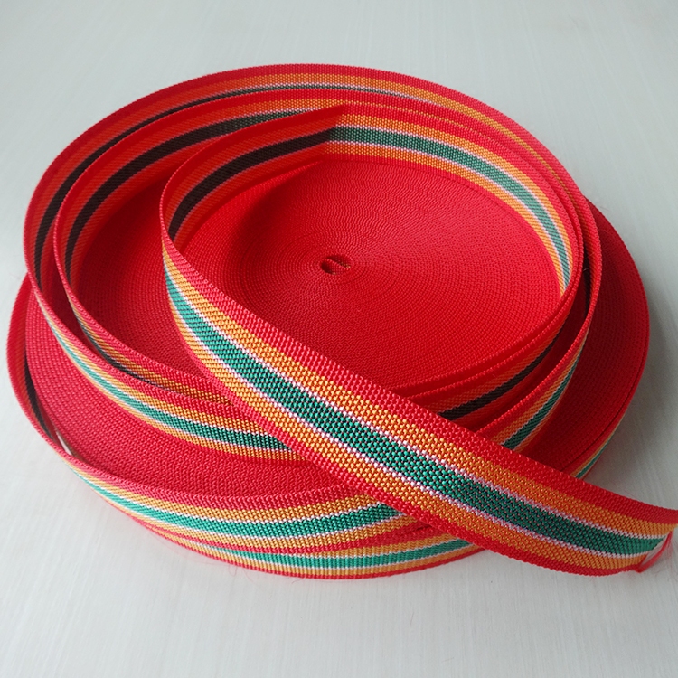 Ll Colorfulful Webbing Car Pull Rope Truck Brake Rope Binding with Mazza Rope Wear-Resistant Flat Belt Polypropylene Flat