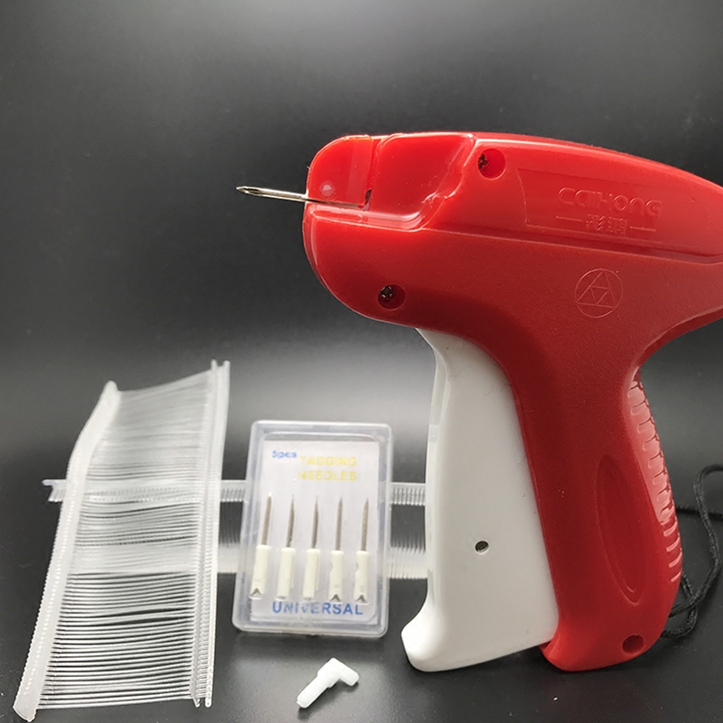 Wholesale extra fine clothing trademark tag gun tag socks gun with glue needle to send needle