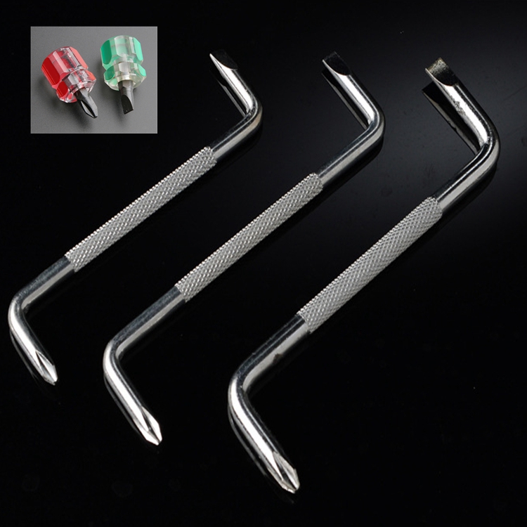 Herramientas de instalación de barrera para reparación de interiores de automóviles destornillador mini ultra corto tipo Z destornillador de cabeza de rábano cruz