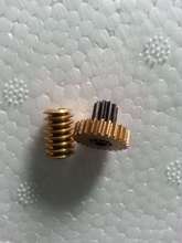 遥控玩具舵机铜蜗杆蜗轮组合/0.5模涡轮组件/dIY配件  内孔3.17mm