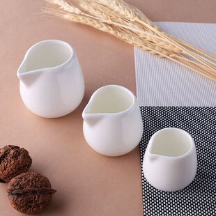 Ceramic Milk Cup with or Without Handle, Small Milk Spoon, Western-Style Milk Cup, Coffee Milk Jug Cup, Western-Style Milk Cup, Milk Jug