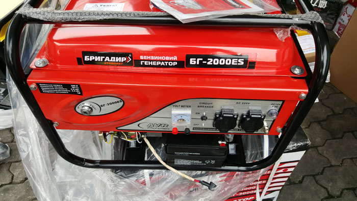 168F电启动家用汽油发电机2KW/3千瓦单相小型汽油发电机组2000W