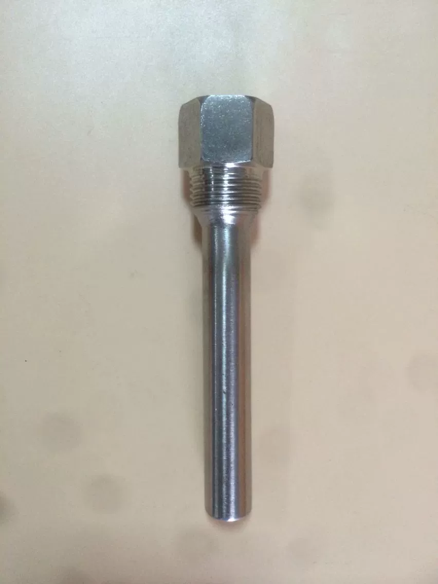 Биметаллический корпус термометра из нержавеющей стали, корпус термометра с 4-точечной резьбой, материал 201 304, может быть изготовлен по индивидуальному заказу.