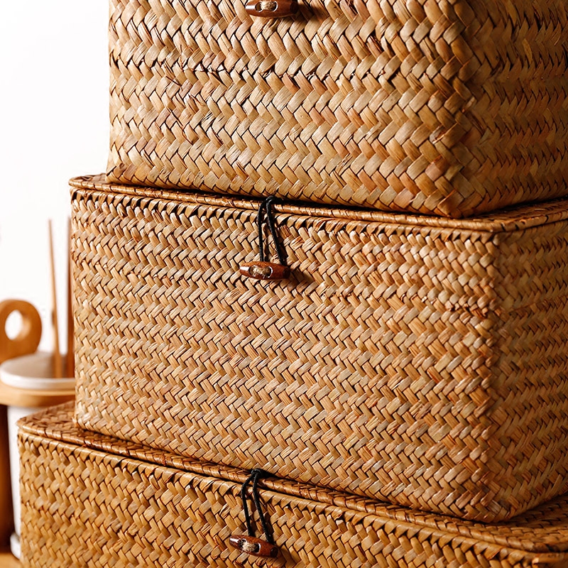 Straw storage box, woven storage system, accessory