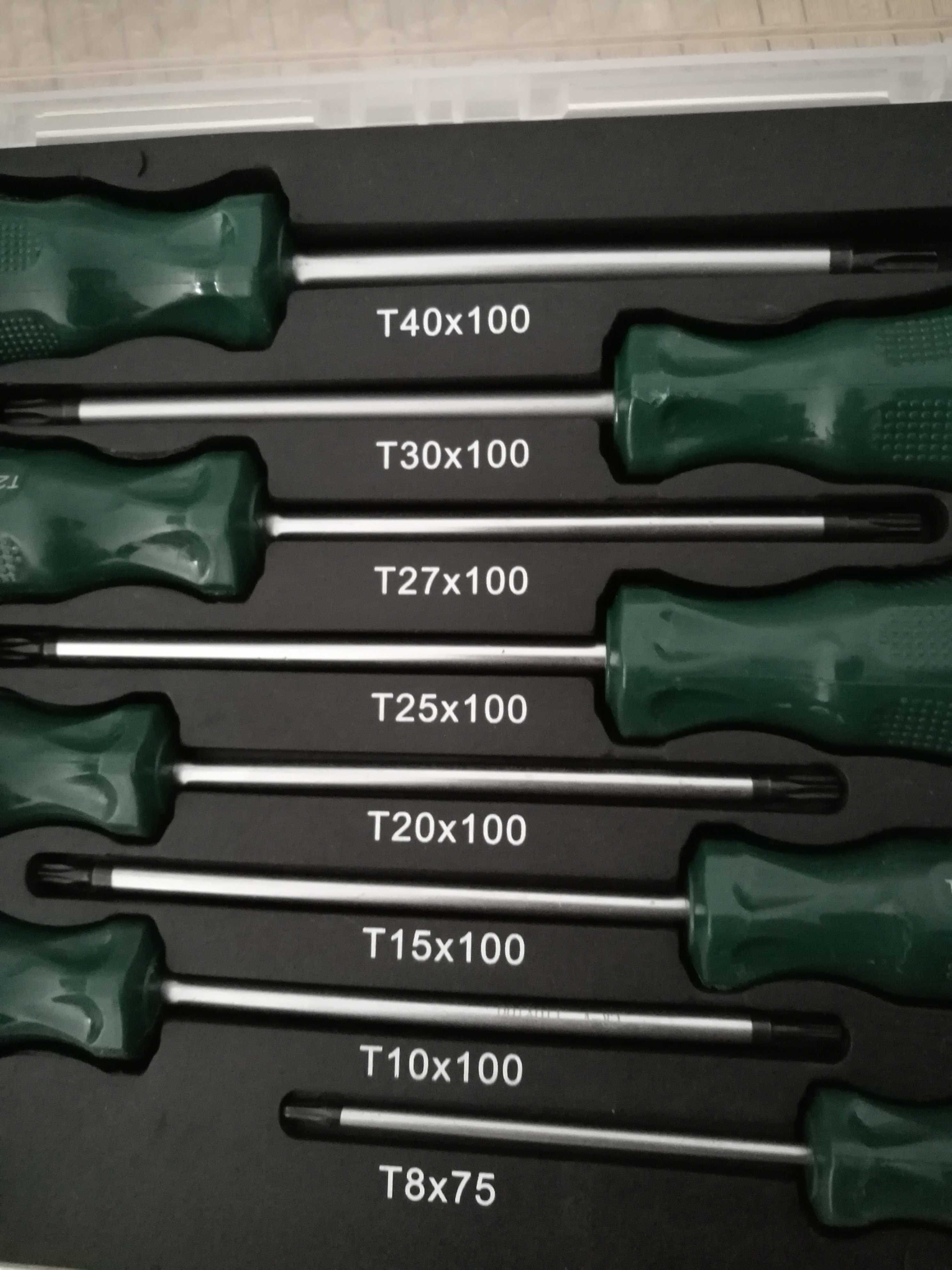 花键星型六花螺丝刀8件套T8-40套装中空汽修机修专用工具T15t2027