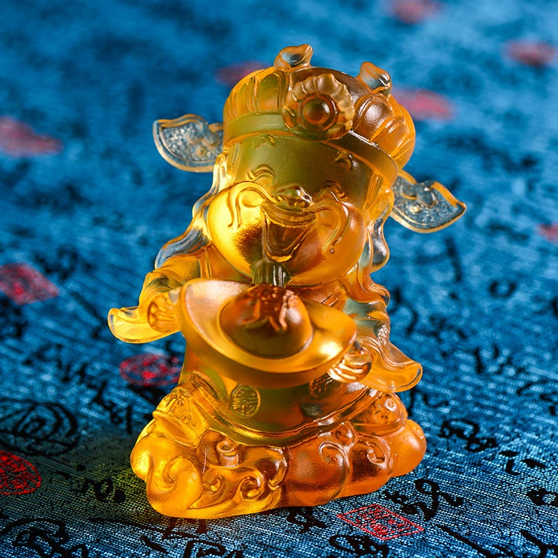 Оптовая продажа глазурованных слитков цитрина, украшения для дома Jinbaonafu для гостиной