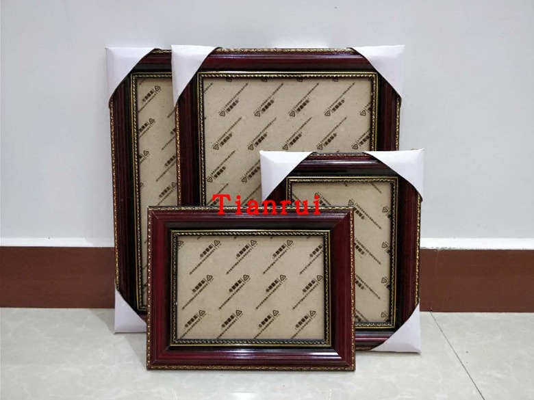 Wholesale 528 Chinese 10-inch 12-inch wooden 6-inch 7-inch a3 three-card license frame A4 photo frame 8-inch 16-inch