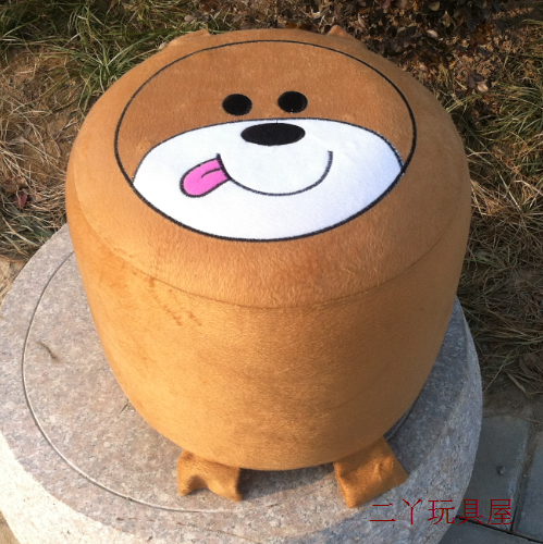 # Cartoon Plush Inflatable Stool Puppy Thickeneded Foldableing Seat Sofa Air Cushion Cushion Interior Decoration Promotion