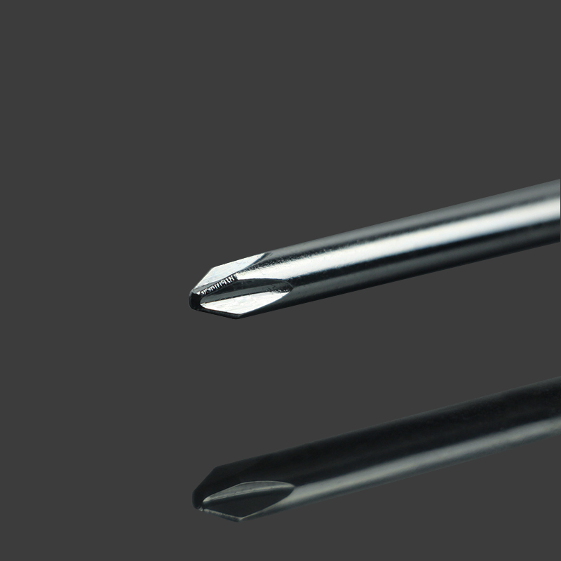 Destornillador pequeño cruz 5/6mm destornillador de mango transparente de cristal pequeño de 3 pulgadas destornillador pequeño 3*75