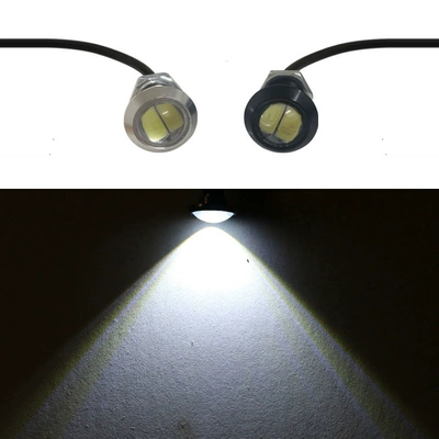 Gündüz işıqları, Eagle Eye Light Super Bright - 24v18mm-white-light-1-black-shell