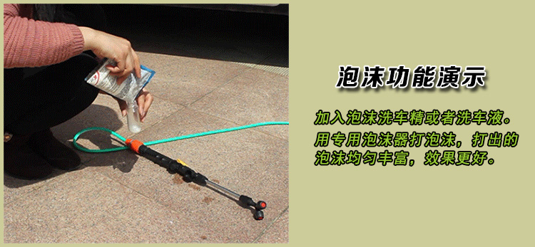 Car Washer Lithium Battery High Pressure Water Gun Portable Cordless