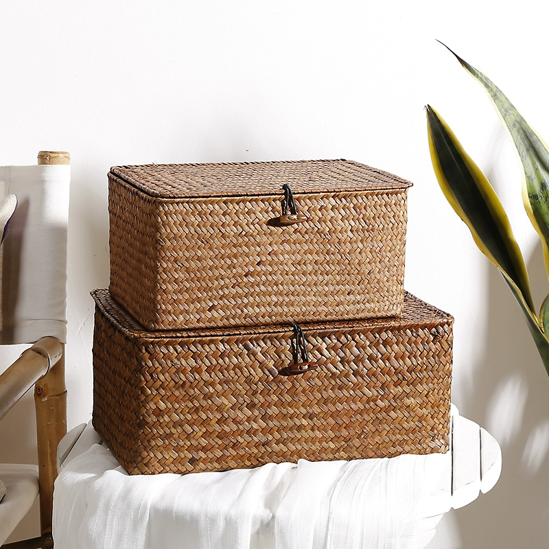 Straw storage box, woven storage system, accessory