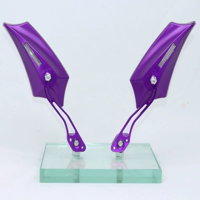 Motorcycle 10mm Sight Mirror – Motorcycle rearview mirror - 2760-purple