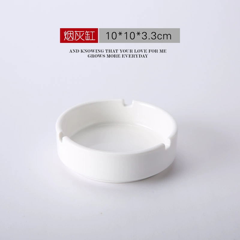 Ceramic tableware for hotel, set, 4 piece set