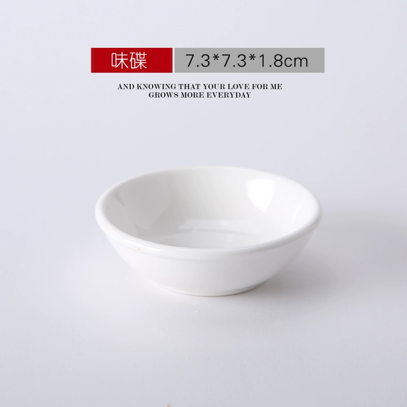 Ceramic tableware for hotel, set, 4 piece set