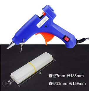 Wholesale Small Hot Melt Glue Gun Handmade DIY Hot Melt Glue Stick Hair Root Hair Strip Hair Ball Partner Material Large Glue Gun