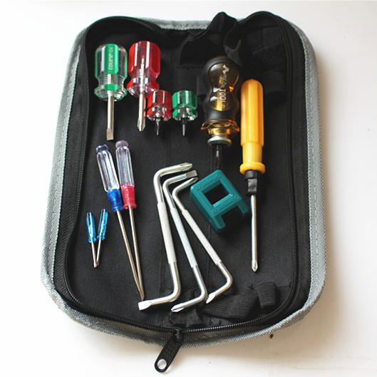 Destornillador tipo Z, destornillador de curva de 90 grados, mango corto, cruz de una palabra con destornillador pequeño magnético, destornillador de codo en forma de S en ángulo recto