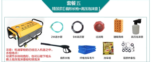 Portable car washer high pressure 220v car brush water pump artifact washer water gun household tools black cat car washer